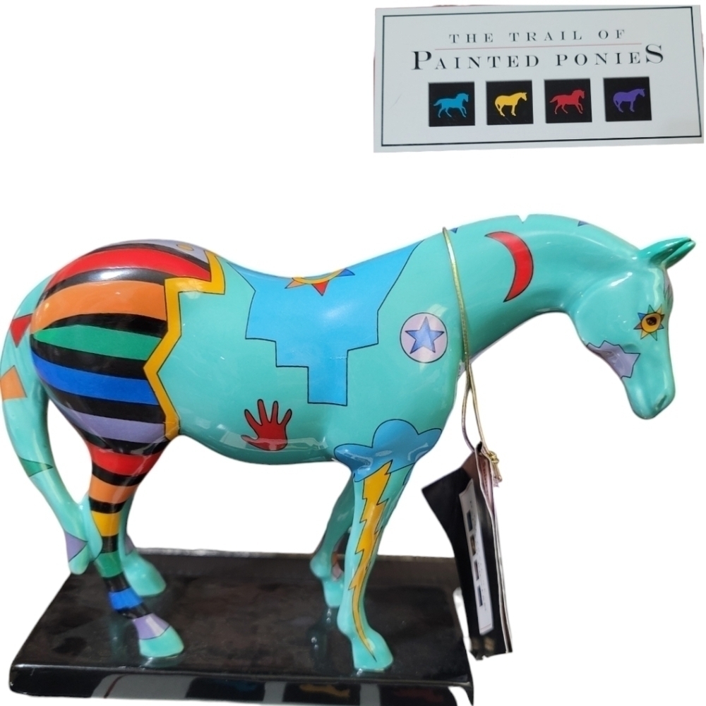 TRAIL of PAINTED PONIES Spirit War Pony # 1462 Ceramic 1st Edition Excellent